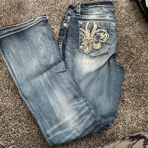 Miss Me jeans worn a few times. size 30 bootcut jeans